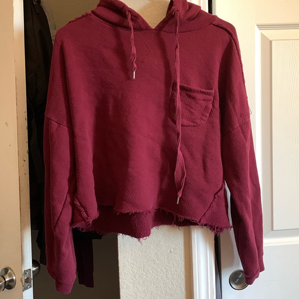Burgundy/Maroon hoodie